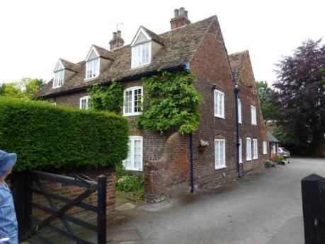 Maris House, Maris Lane, Local History Group walk. Photo: Martin Jones, 1 July 2012.