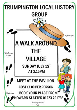 A Walk Around the Village poster, 1 July 2012